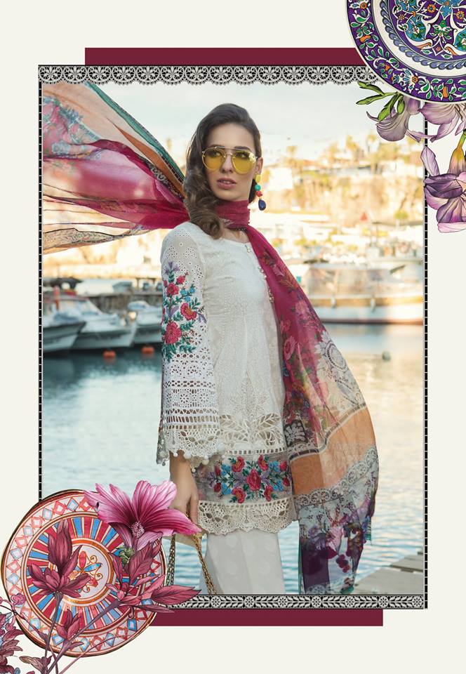 Maria B. Summer 2019 Cotton-Lawn Suit- Trendz & Traditionz Boutique 