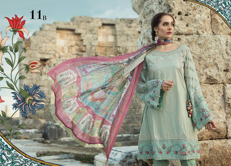 Maria b lawn deals suit 2019