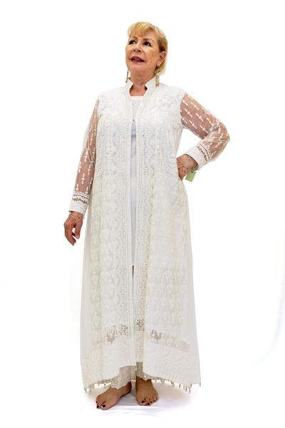 White Salwar Kameez - Suit Sobia Nazir Lawn 2019