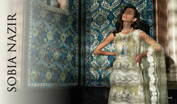 Green Salwar Kameez-Suit - Sobia Nazir - Trendz & Traditionz Boutique