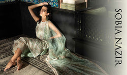 Mint Salwar Kameez-Suit - Sobia Nazir - Trendz & Traditionz Boutique